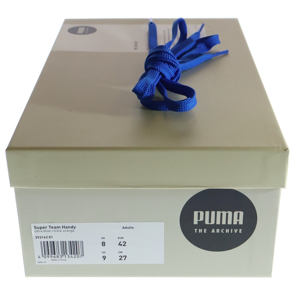 PUMA(プーマ) SUPER TEAM HANDY スーパーチーム ハンディ スウェードローカットスニーカー ブルー/オレンジ US9/27cm 393142-01