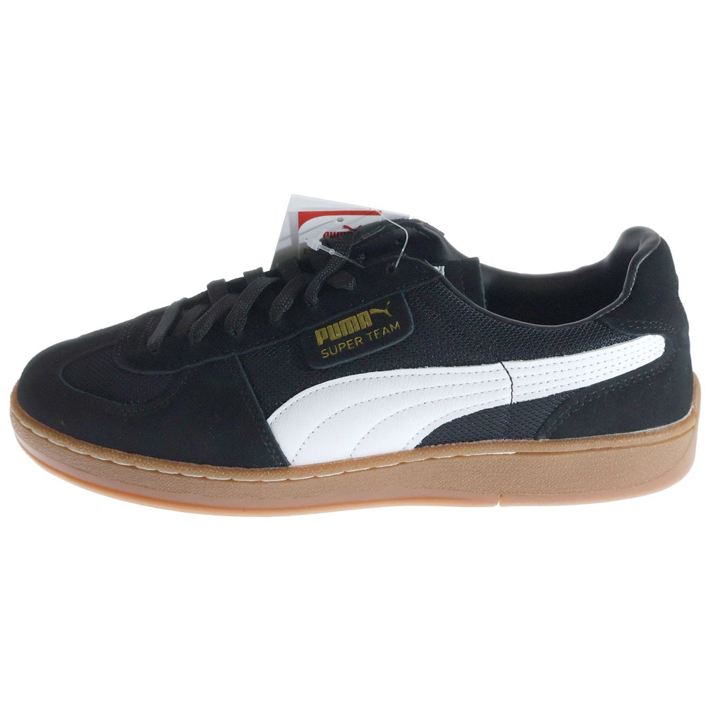 PUMA(プーマ) SUPER TEAM OG スーパーチーム OG スウェードローカットスニーカー ブラック/ホワイト US9/27cm 390424-08