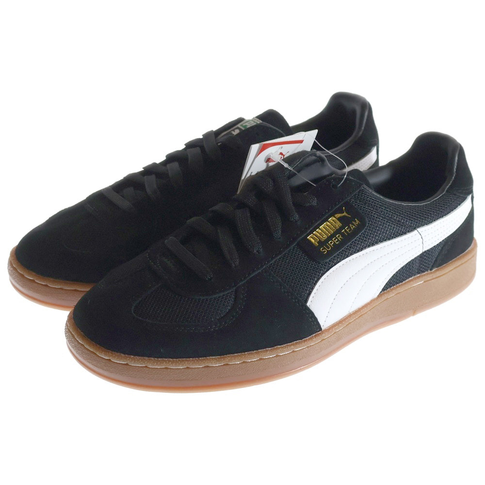 PUMA(プーマ) SUPER TEAM OG スーパーチーム OG スウェードローカットスニーカー ブラック/ホワイト US9/27cm 390424-08