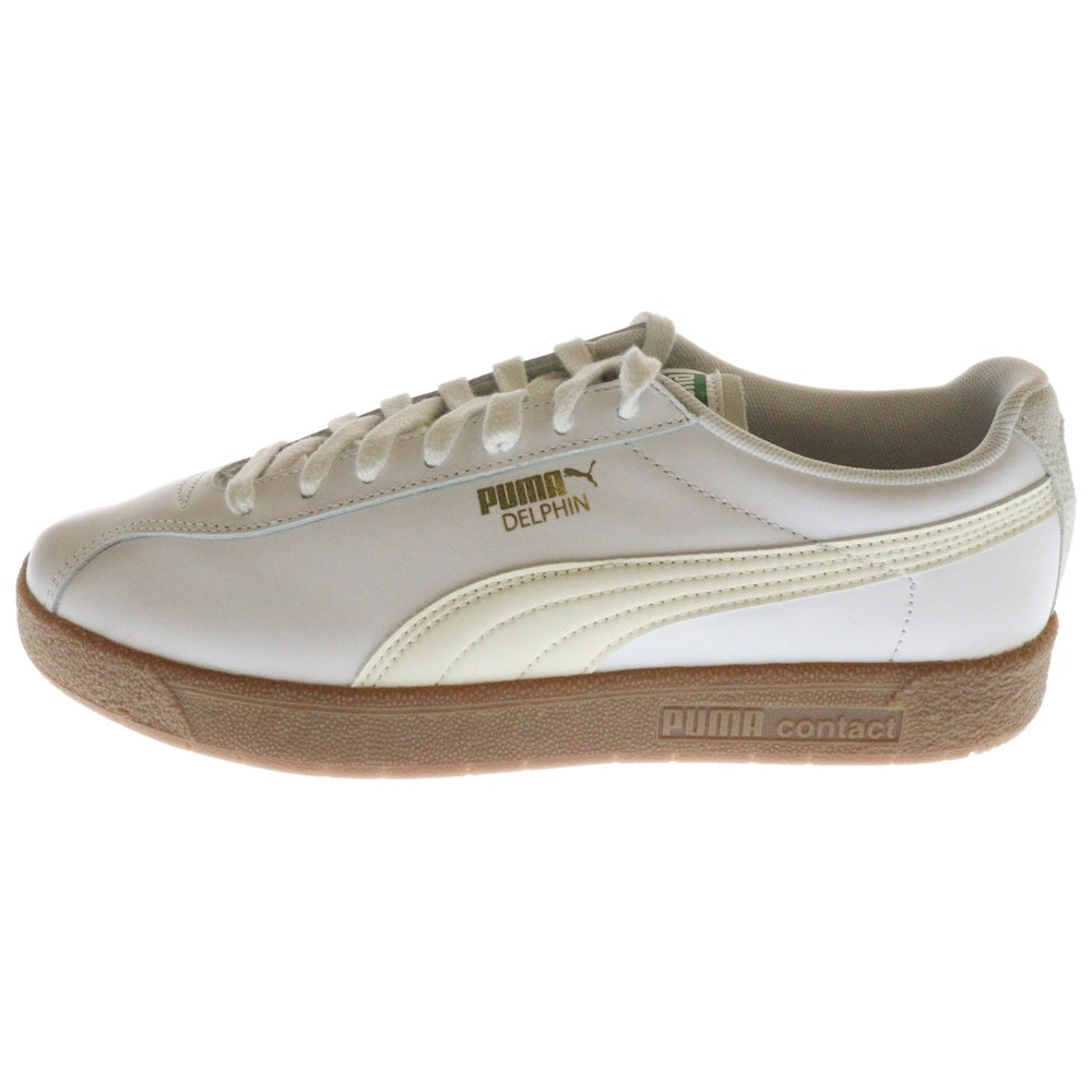 PUMA(プーマ) DELPHIN LEATHER デルフィン レザー ローカットスニーカー ホワイト US8.5/26.5cm 390686-01
