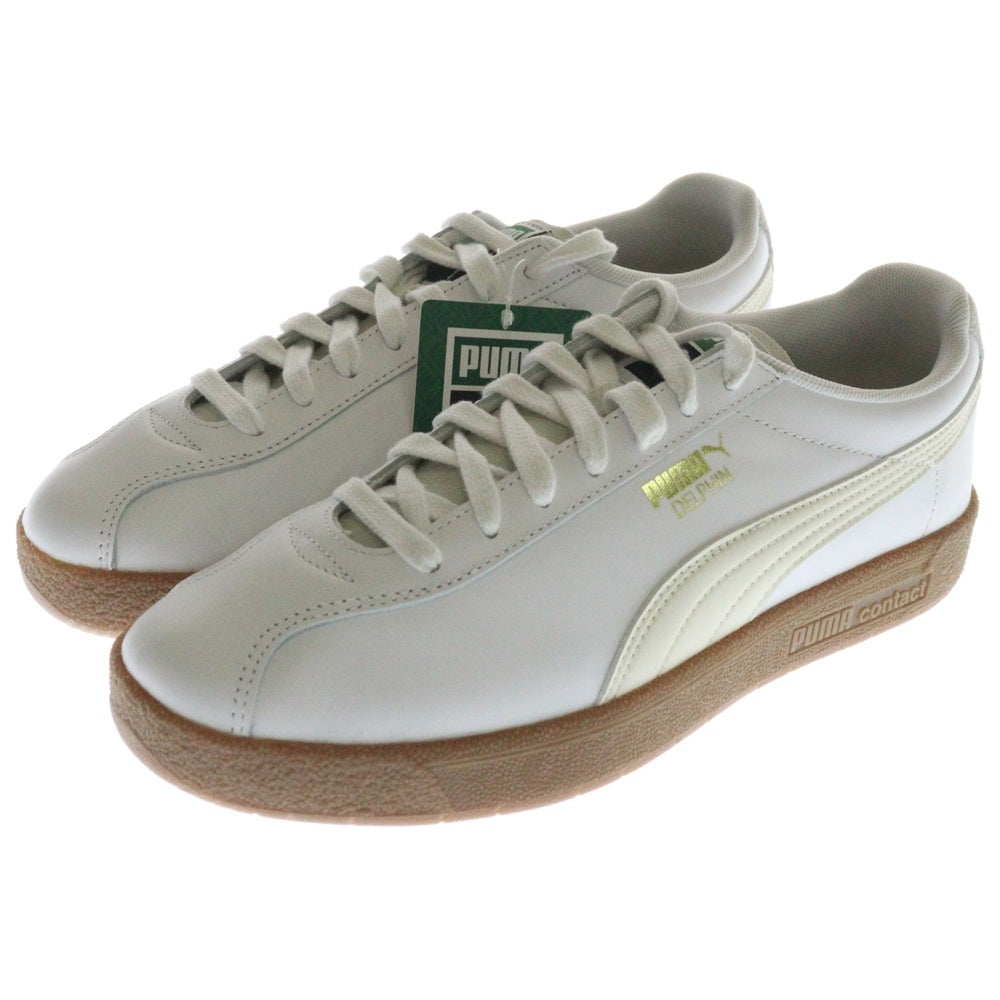 未使用　PUMA ホワイト ゴルフシューズ　26cm PUMA(プーマ) DELPHIN LEATHER デルフィン レザー ローカット