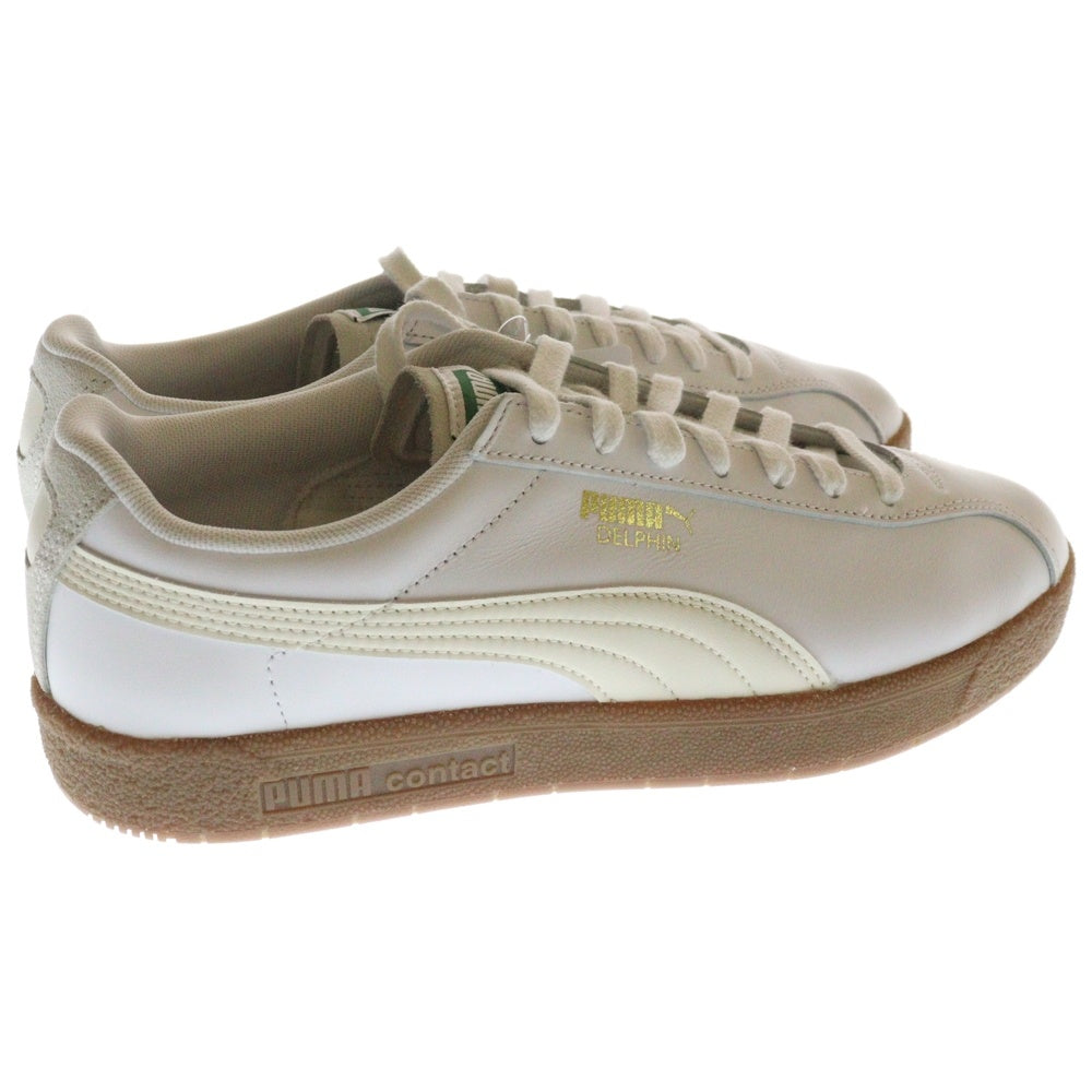 PUMA(プーマ) DELPHIN LEATHER デルフィン レザー ローカットスニーカー ホワイト US8.5/26.5cm 390686-01