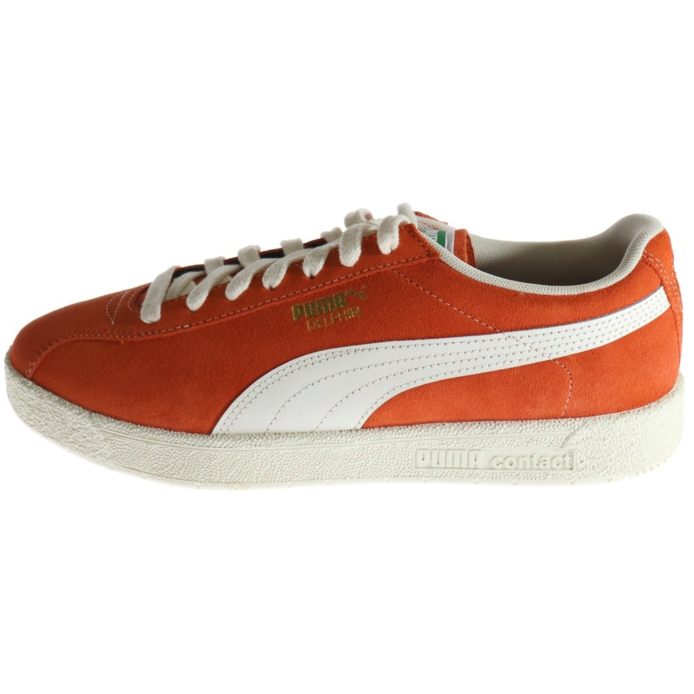 PUMA(プーマ) DELPHIN デルフィン スウェードローカットスニーカー オレンジ/ホワイト US8.5/26.5cm 390685-09