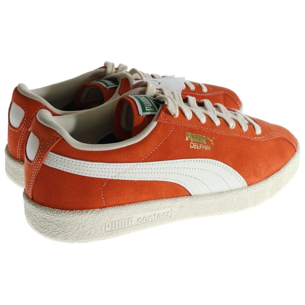 PUMA(プーマ) DELPHIN デルフィン スウェードローカットスニーカー オレンジ/ホワイト US8.5/26.5cm 390685-09