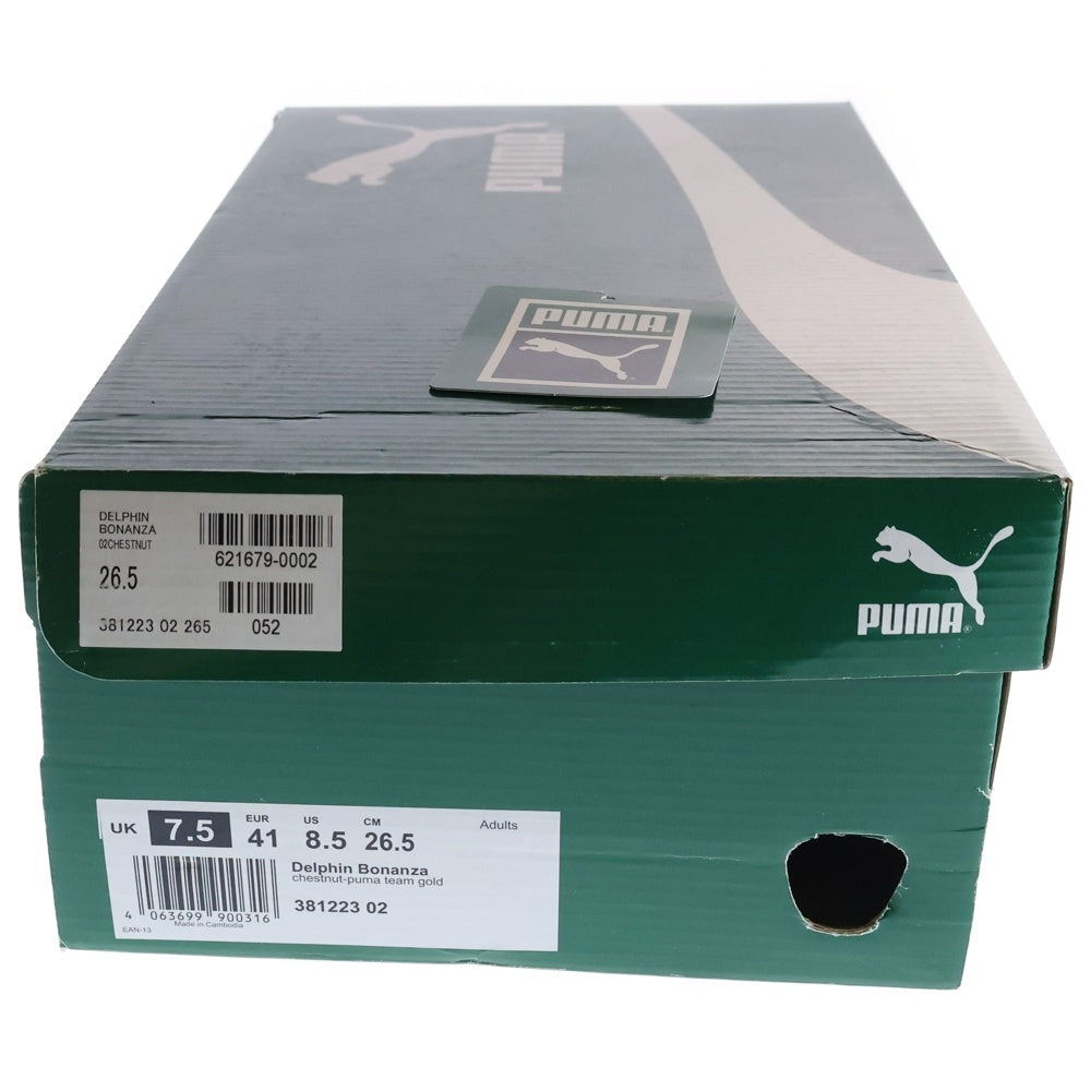 PUMA(プーマ) ×BILLY'S DELPHIN BONANZA ビリーズ デルフィン ボナンザ スウェードローカットスニーカー ブラウン/ベージュ US8.5/26.5cm 381223-02