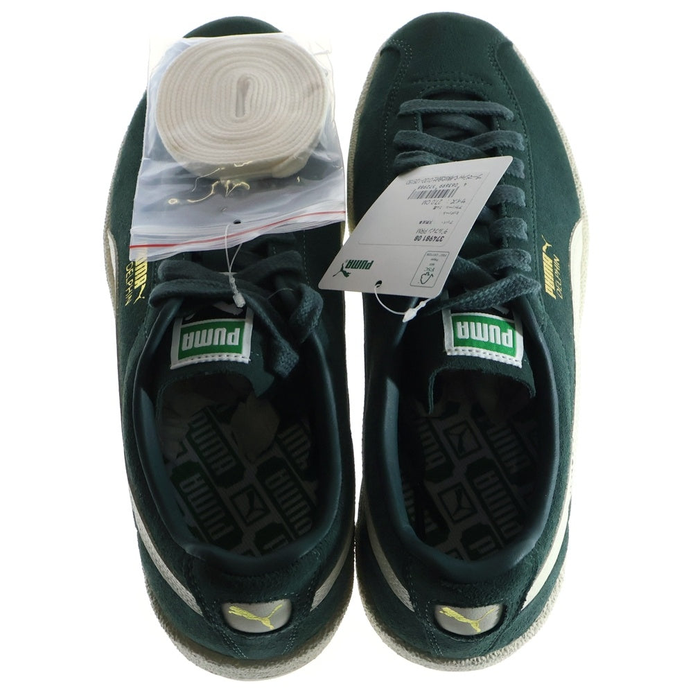 PUMA(プーマ) DELPHIN PRM デルフィン プレミアム スウェードローカットスニーカー グリーンー/ホワイト US9/27cm 374981-08