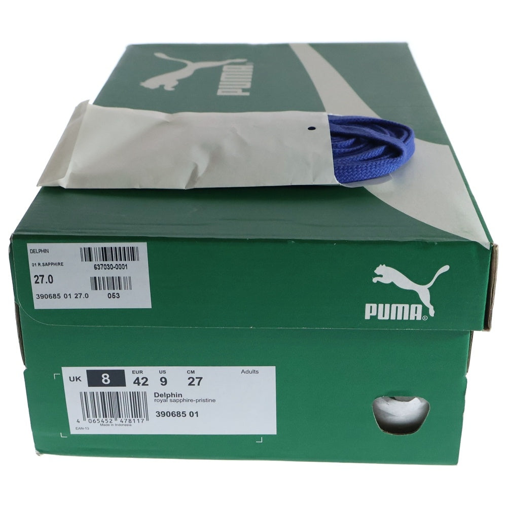PUMA(プーマ) DELPHIN デルフィン スウェードローカットスニーカー ブルー/ホワイト US9/27cm 390685-01