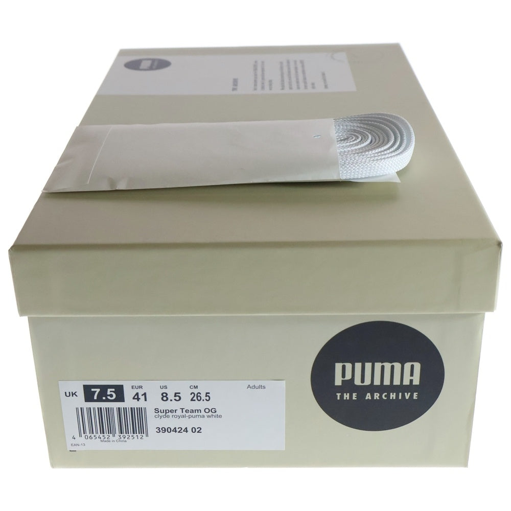 PUMA(プーマ) SUPER TEAM OG スーパーチーム OG スウェードローカットスニーカー ブルー/ホワイト US9/27cm 390424-02