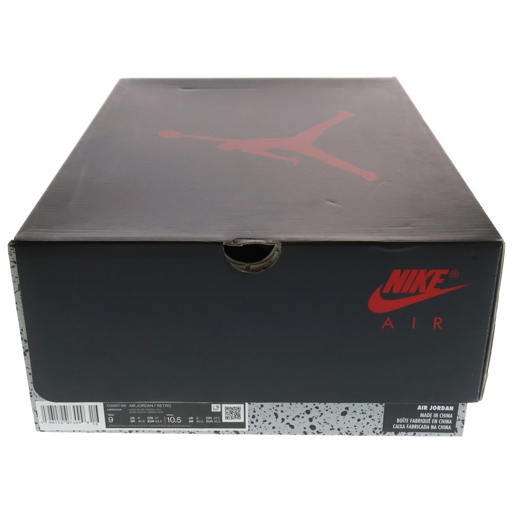 NIKE(ナイキ) AIR JORDAN 7 RETRO エアジョーダン7 レトロ カーディナル 2020 ハイカットスニーカー ホワイト US9/27cm CU9307-106