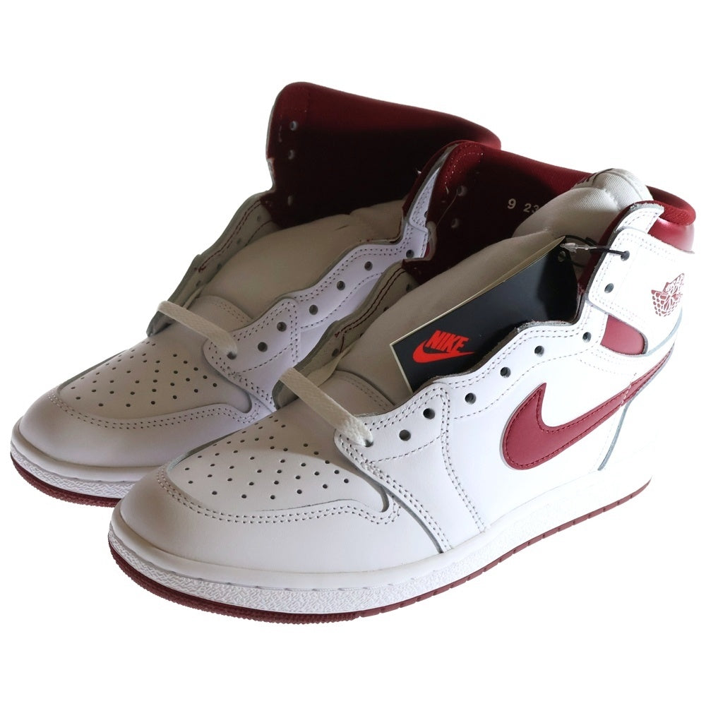 NIKE(ナイキ) AIR JORDAN 1 HIGH 85 METALLIC BURGUNDY エアジョーダン1 85 ハイカットスニーカー メタリックバーガンディ US9/27cm BQ4422-161