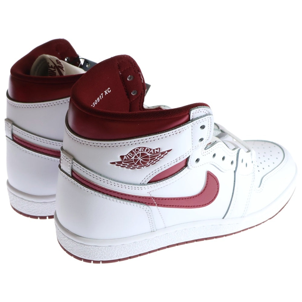 NIKE(ナイキ) AIR JORDAN 1 HIGH 85 METALLIC BURGUNDY エアジョーダン1 85 ハイカットスニーカー メタリックバーガンディ US9/27cm BQ4422-161