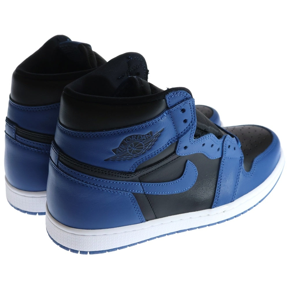 NIKE(ナイキ) AIR JORDAN 1 RETRO HIGH OG DARK MARINA BLUE エアジョーダン1 レトロ ダークマリーナブルー ハイカットスニーカー ブラック/ブルー US9/27cm 555088-404