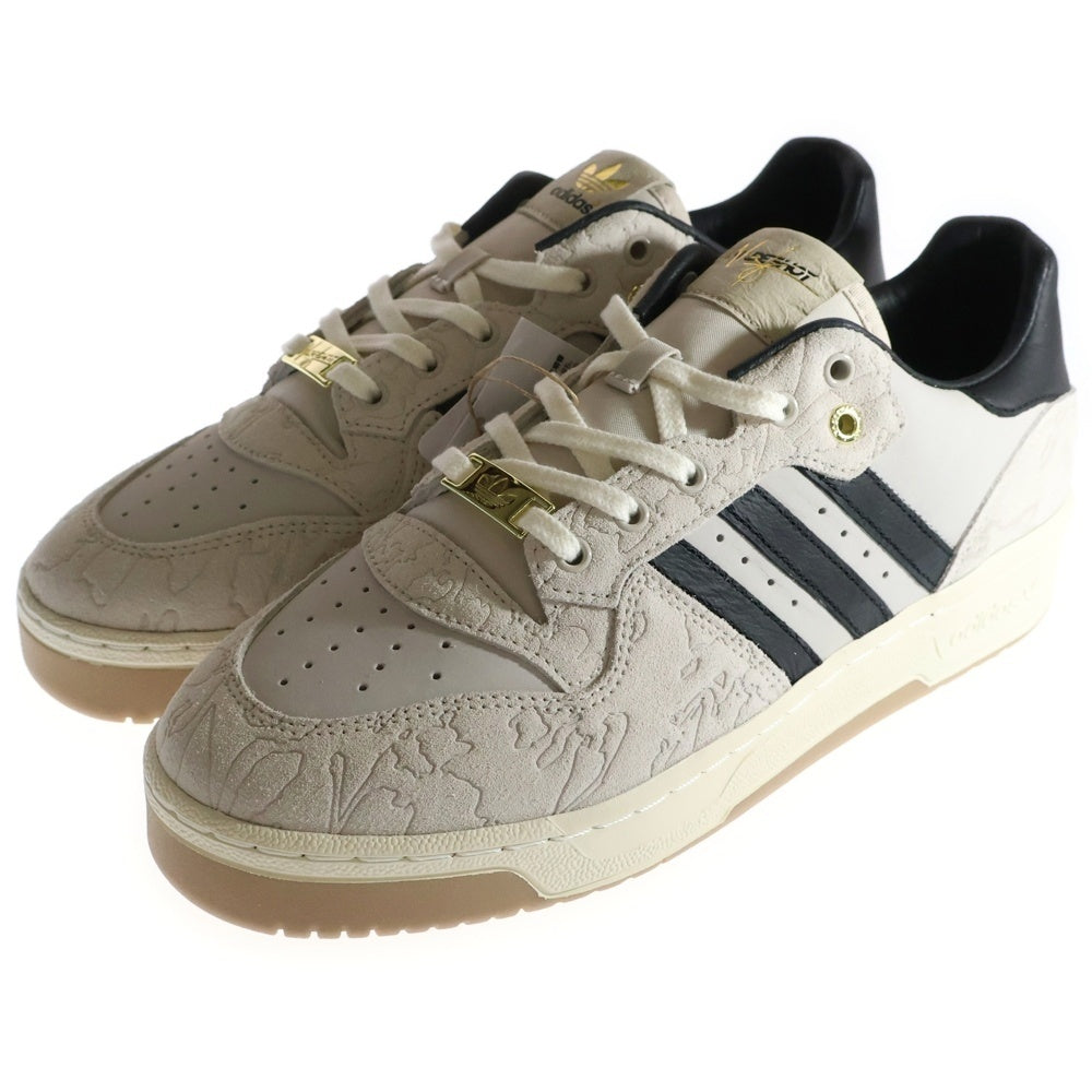 adidas(アディダス) ×100THIVES RIVALRY NADESHOT ハンドレッドシーヴス ライバルリー ネードショット ローカットスニーカー アイボリー US9/27cm IE3416