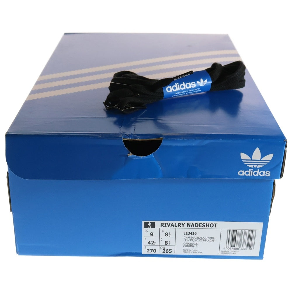 adidas(アディダス) ×100THIVES RIVALRY NADESHOT ハンドレッドシーヴス ライバルリー ネードショット ローカットスニーカー アイボリー US9/27cm IE3416