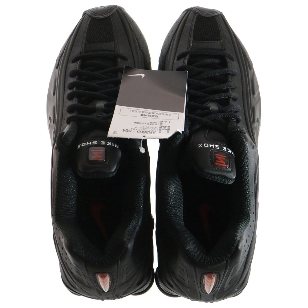 NIKE(ナイキ) WMNS SHOX R4 BLACK ORANGE ウィメンズ ショックス ローカットスニーカー ブラック US10.5/27.5cm AR3536-004
