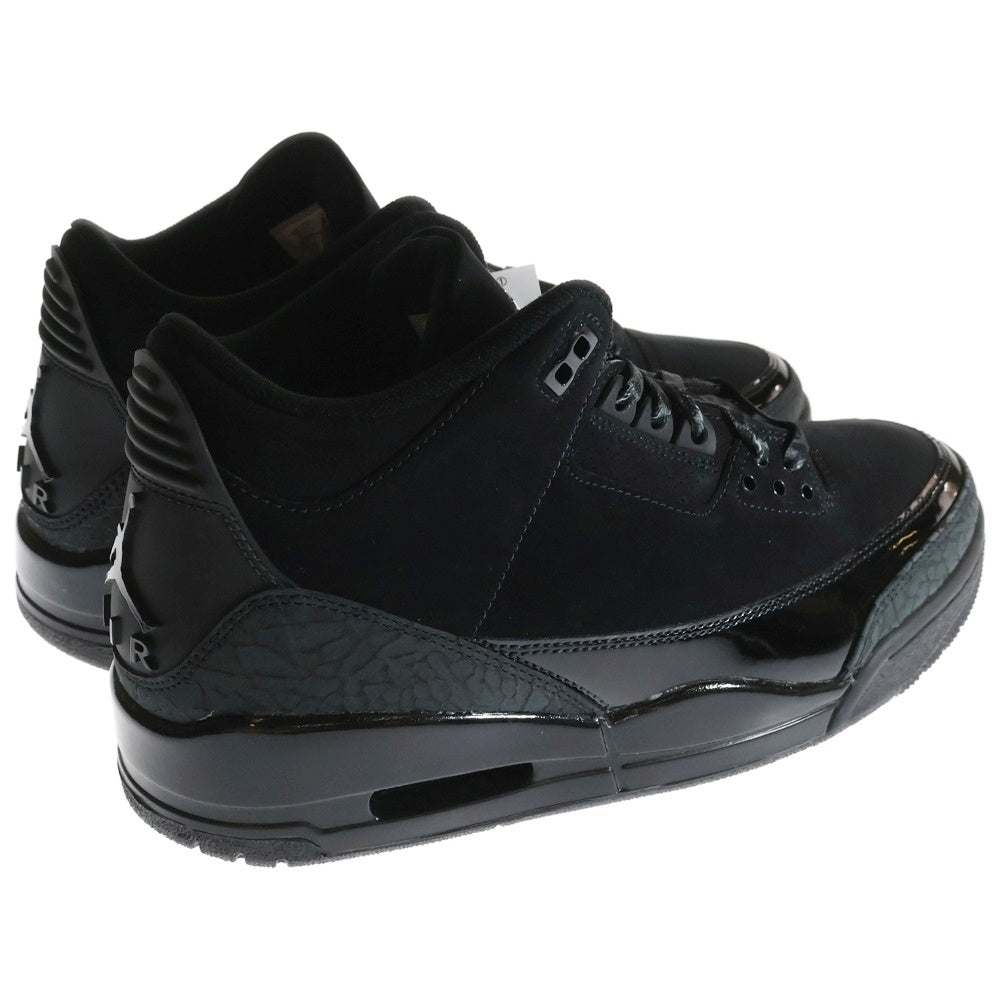 NIKE(ナイキ) AIR JORDAN 3 RETRO BLACK CAT エアジョーダン3 レトロ ブラックキャット ハイカットスニーカー ブラック US9/27cm CT8532-001