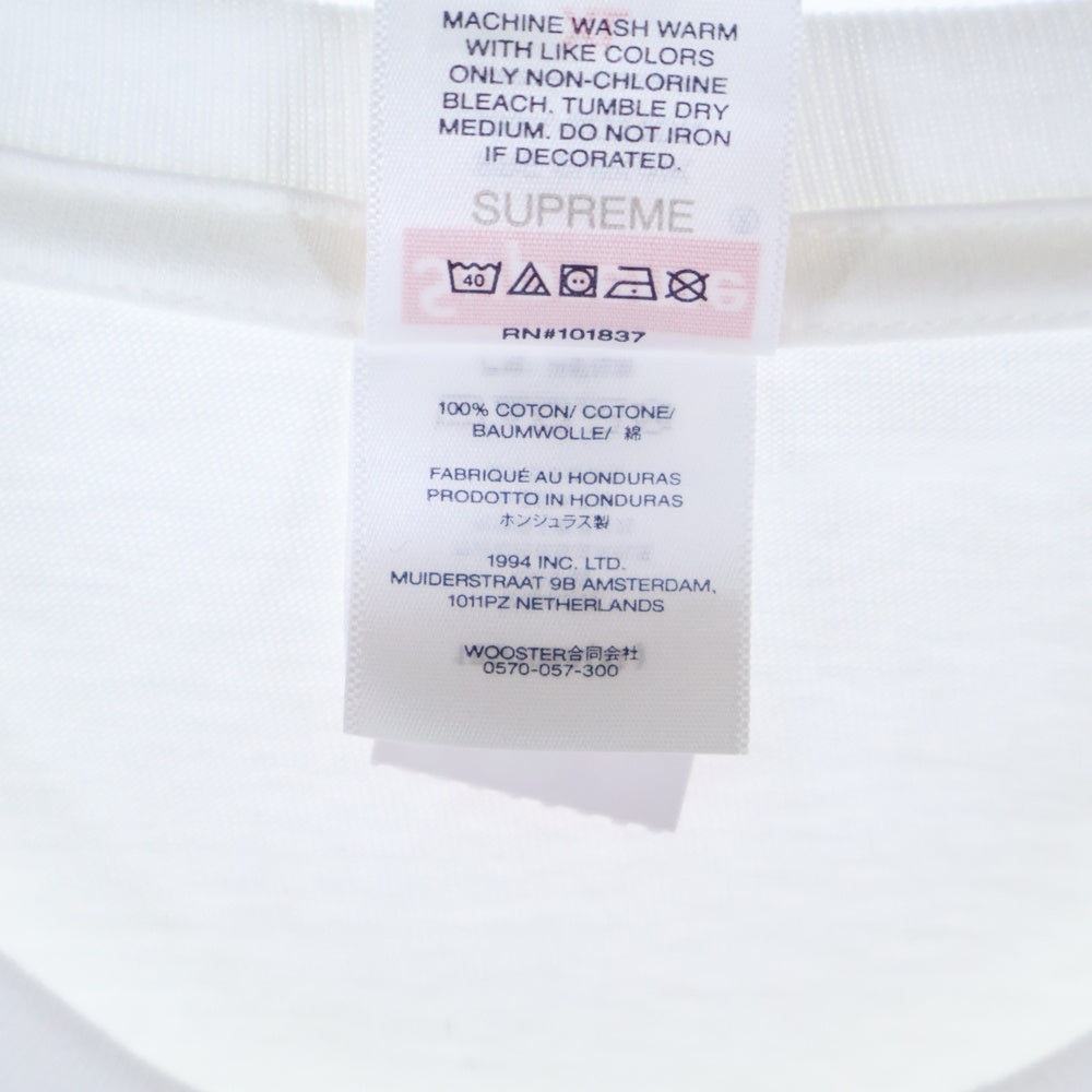SUPREME(シュプリーム) 24AW Tera Patrick Tee テラ パトリック ロゴプリント クルーネック半袖Tシャツカットソー ホワイト