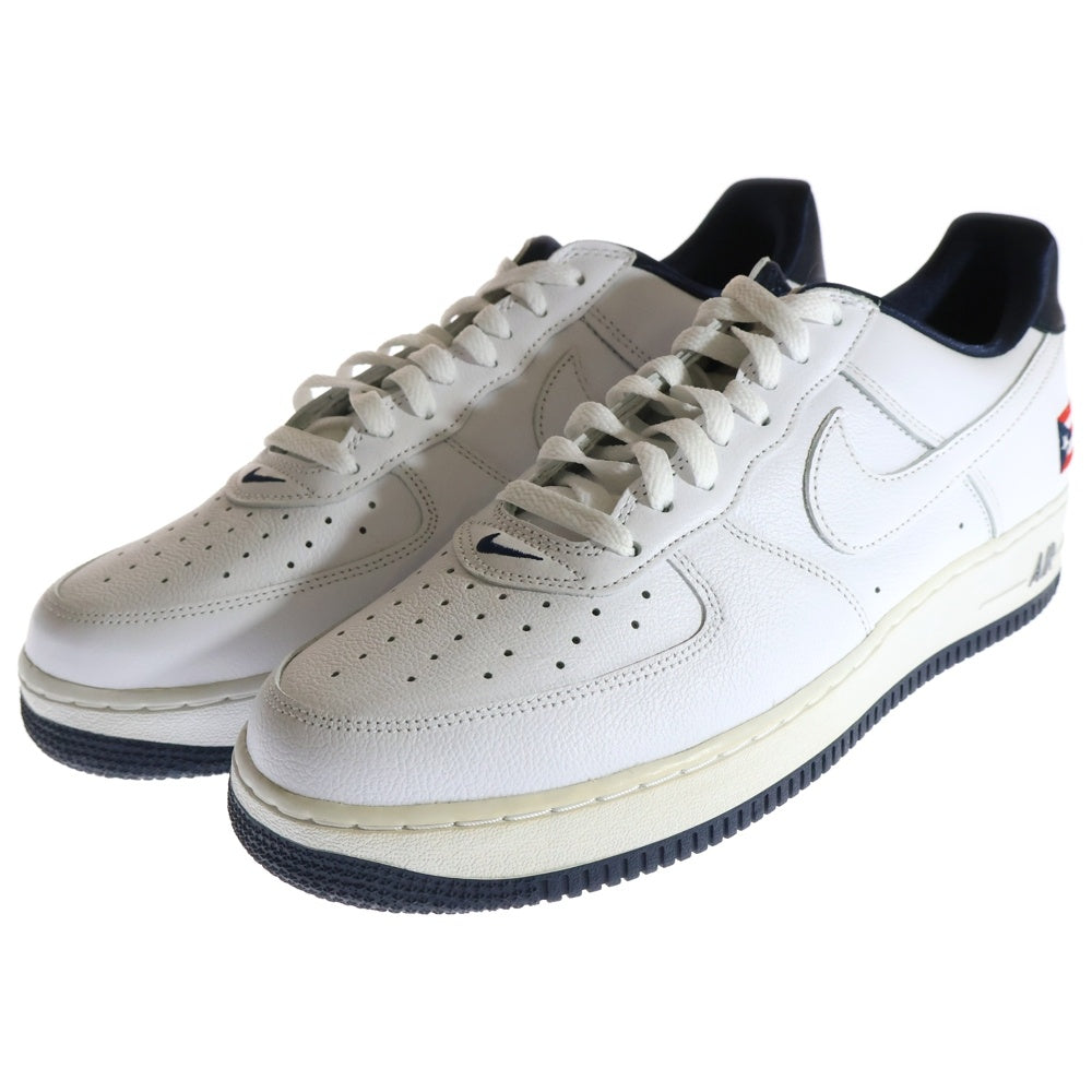 NIKE(ナイキ) AIR FORCE 1 LOW Puerto Rico エアフォース 1 プエルトリコ ローカットスニーカー ホワイト/ネイビー US11.5/29.5cm CJ1386-100