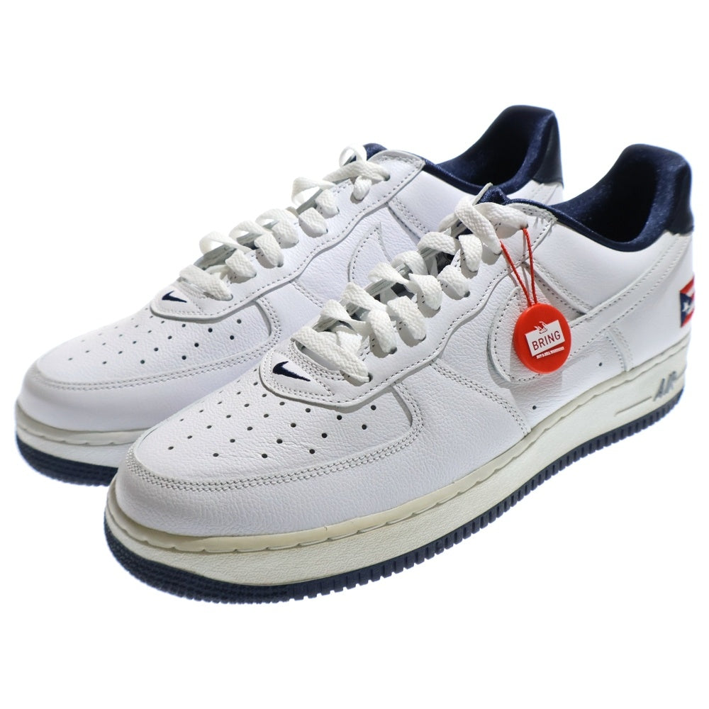 NIKE(ナイキ) AIR FORCE 1 LOW Puerto Rico エアフォース 1 プエルトリコ ローカットスニーカー ホワイト/ネイビー US11.5/29.5cm CJ1386-100