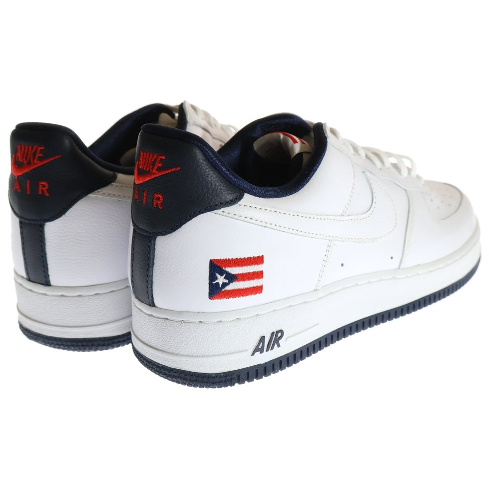 NIKE(ナイキ) AIR FORCE 1 LOW Puerto Rico エアフォース 1 プエルトリコ ローカットスニーカー ホワイト/ネイビー US11.5/29.5cm CJ1386-100