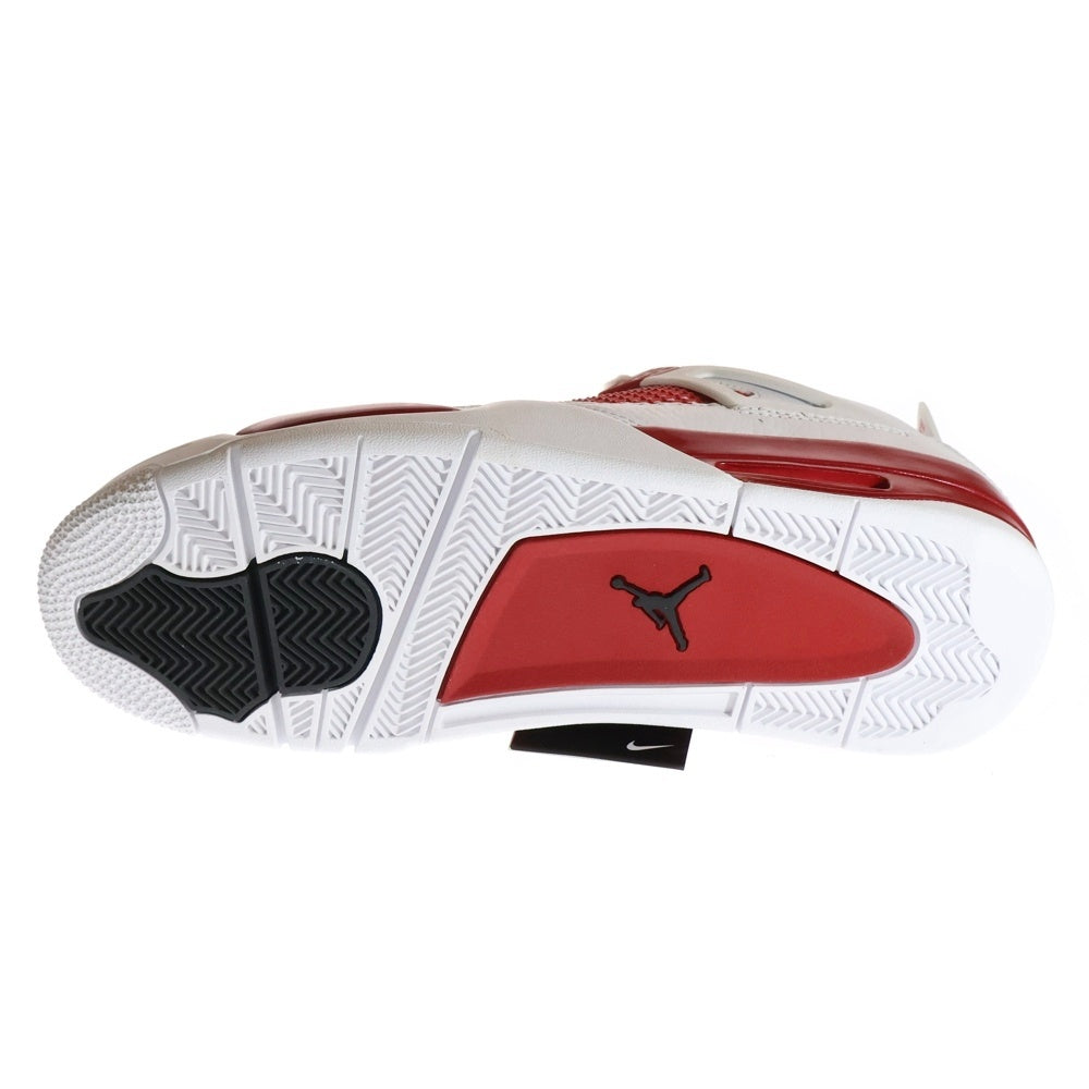 NIKE(ナイキ) 【観賞用2015年】 AIR JORDAN 4 RETRO ALTERNATE 89 エアジョーダン4 レトロ オルタネイト89 ハイカットスニーカー ホワイト/レッド US12/30cm 308497-106