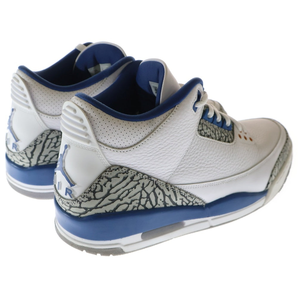 NIKE(ナイキ) AIR JORDAN 3 RETRO TRUE BLUE AND COPPER エアジョーダン3 レトロ トゥルーブルー アンド コッパー ハイカットスニーカー ホワイト US11.5/29.5cm CT8532-148