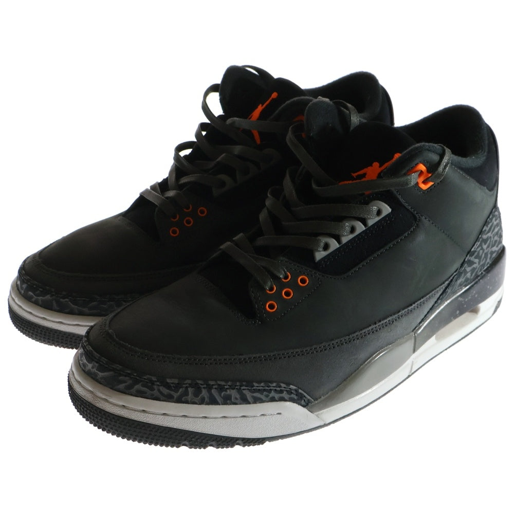 NIKE(ナイキ) AIR JORDAN 3 RETRO FEAR エアジョーダン3 レトロ フィアー ハイカットスニーカー ブラック US11/29cm CT8532-080