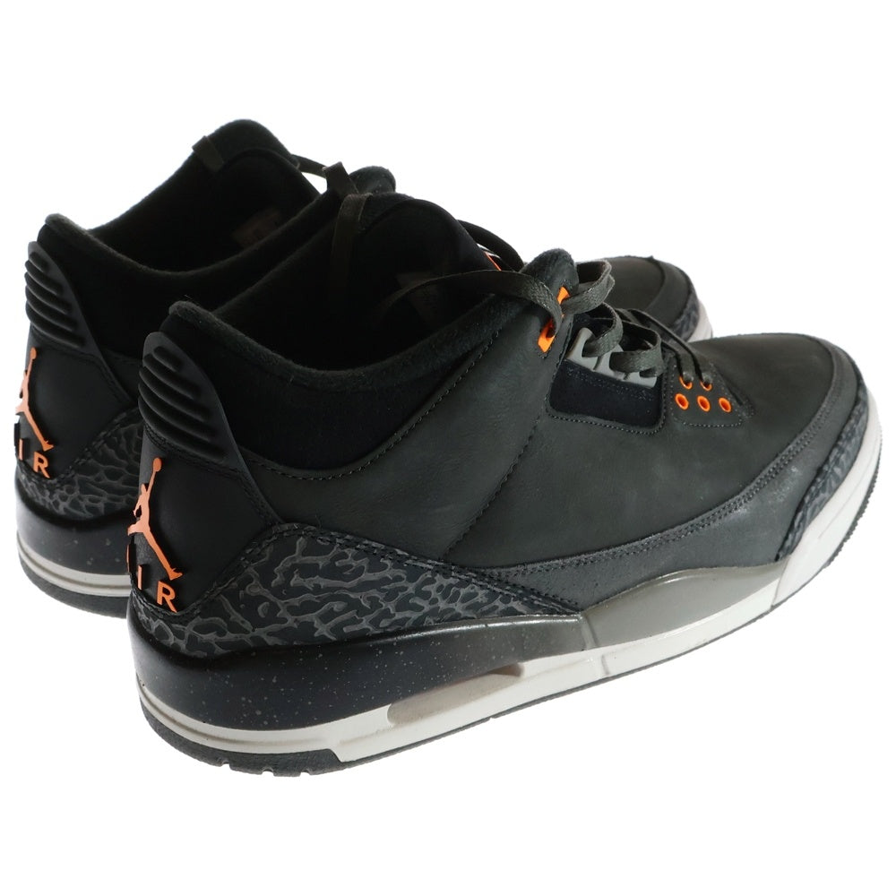 NIKE(ナイキ) AIR JORDAN 3 RETRO FEAR エアジョーダン3 レトロ フィアー ハイカットスニーカー ブラック US11/29cm CT8532-080