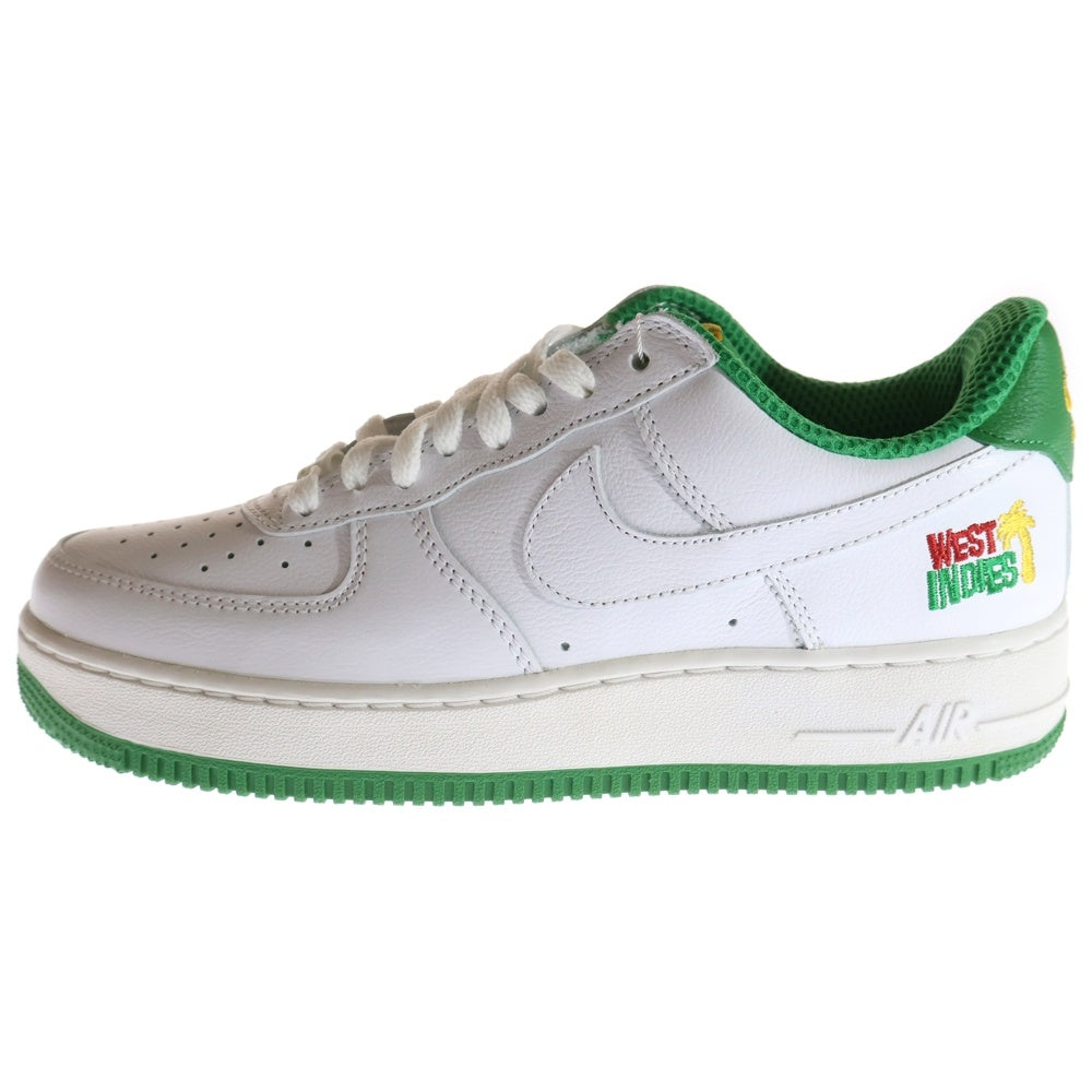 NIKE(ナイキ) AIR FORCE 1 LOW RETRO QS WEST INDIES エアフォース1 ウエストインディーズ ローカットスニーカー ホワイト/グリーン US9/27cm DX1156-100