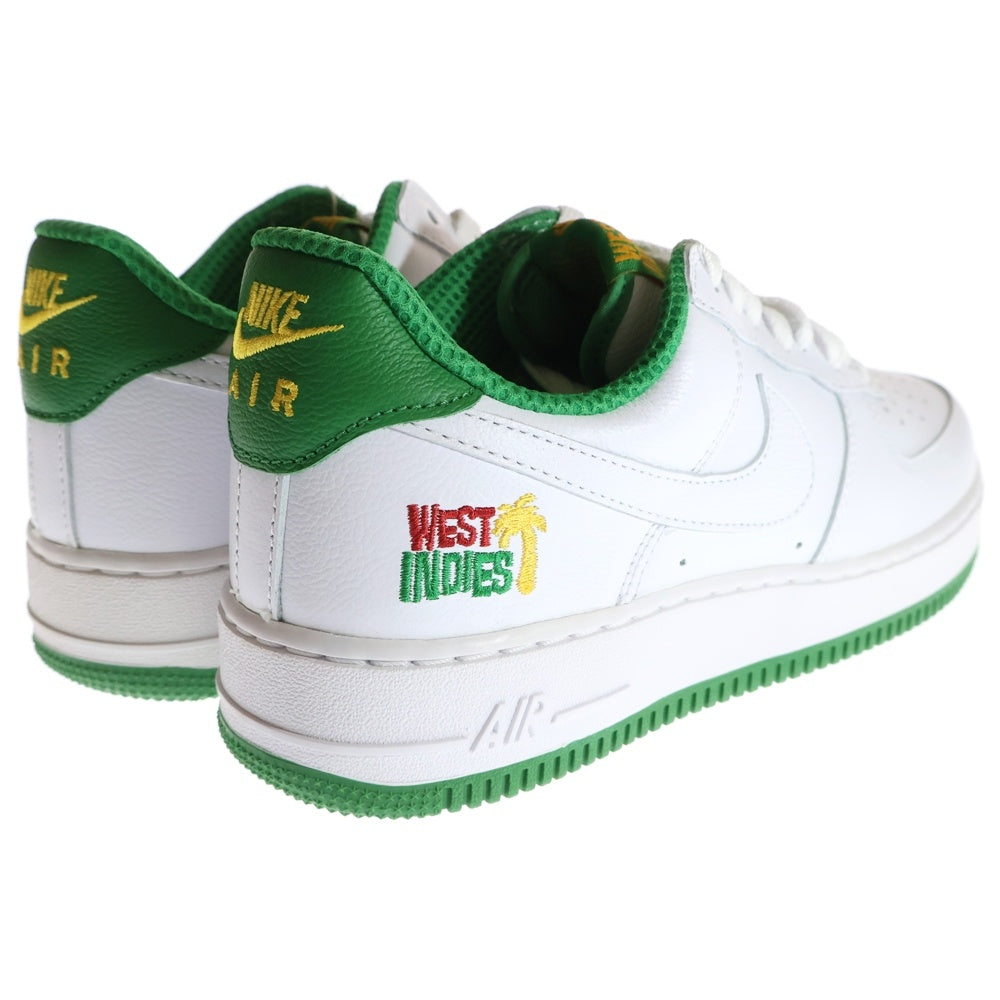 NIKE(ナイキ) AIR FORCE 1 LOW RETRO QS WEST INDIES エアフォース1 ウエストインディーズ ローカットスニーカー ホワイト/グリーン US9/27cm DX1156-100