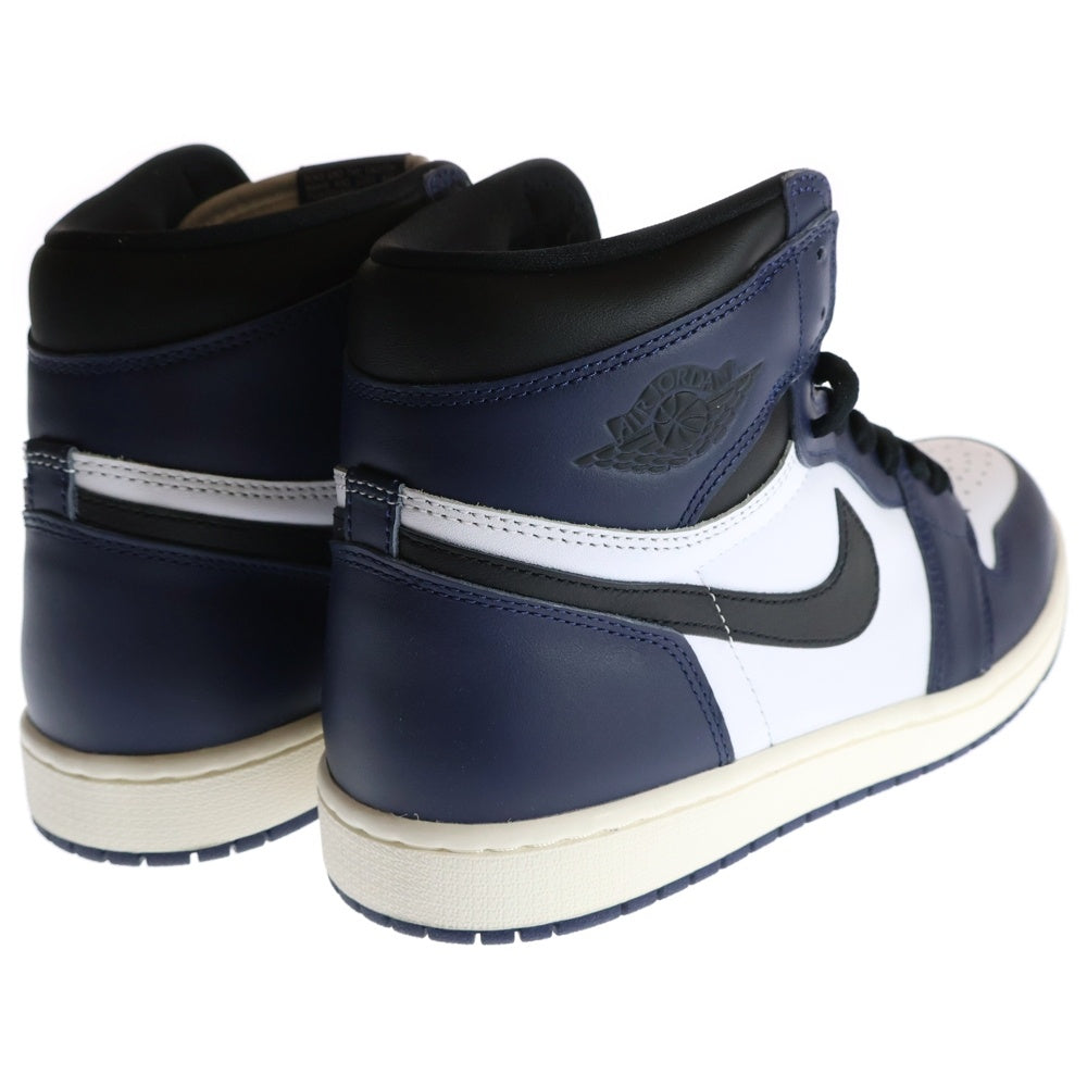 NIKE(ナイキ) AIR JORDAN 1 RETRO HIGH OG MIDNIGHT NAVY エア ジョーダン1 レトロ ミッドナイト ハイカットスニーカー ネイビー/ホワイト US11/29cm DZ5485-401