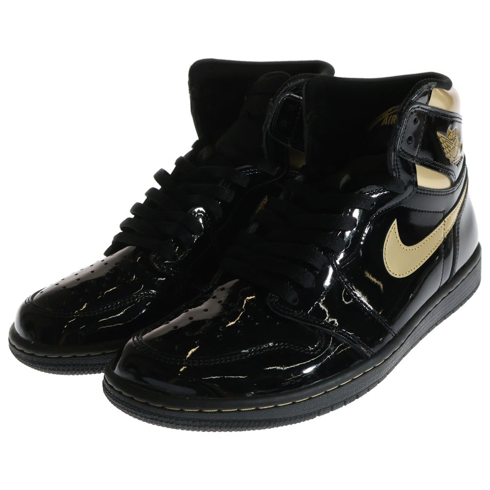 NIKE(ナイキ) AIR JORDAN 1 HIGH OG METALIC GOLD エアジョーダン1 メタリック ゴールド ハイカットスニーカー ブラック/ゴールド US11/29cm 555088-032