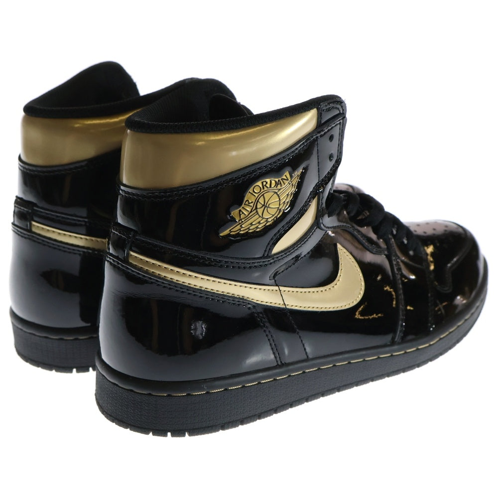 NIKE(ナイキ) AIR JORDAN 1 HIGH OG METALIC GOLD エアジョーダン1 メタリック ゴールド ハイカットスニーカー ブラック/ゴールド US11/29cm 555088-032