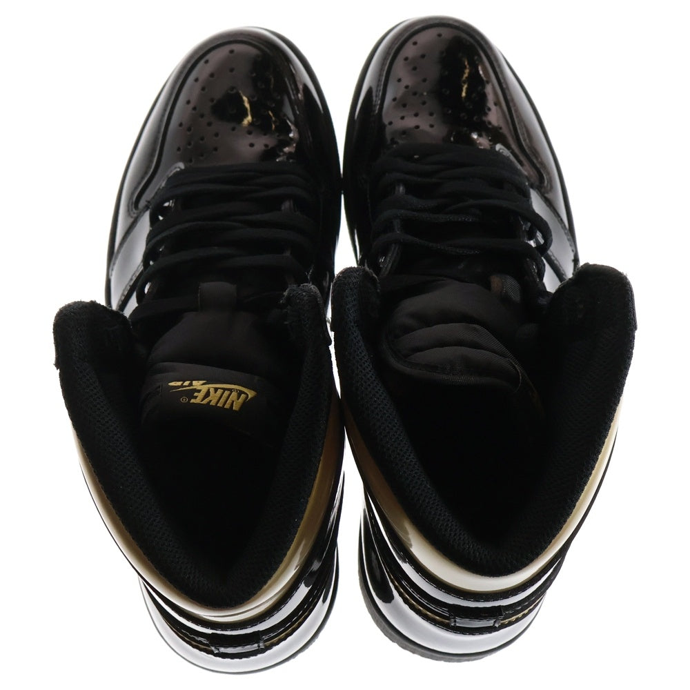 NIKE(ナイキ) AIR JORDAN 1 HIGH OG METALIC GOLD エアジョーダン1 メタリック ゴールド ハイカットスニーカー ブラック/ゴールド US11/29cm 555088-032