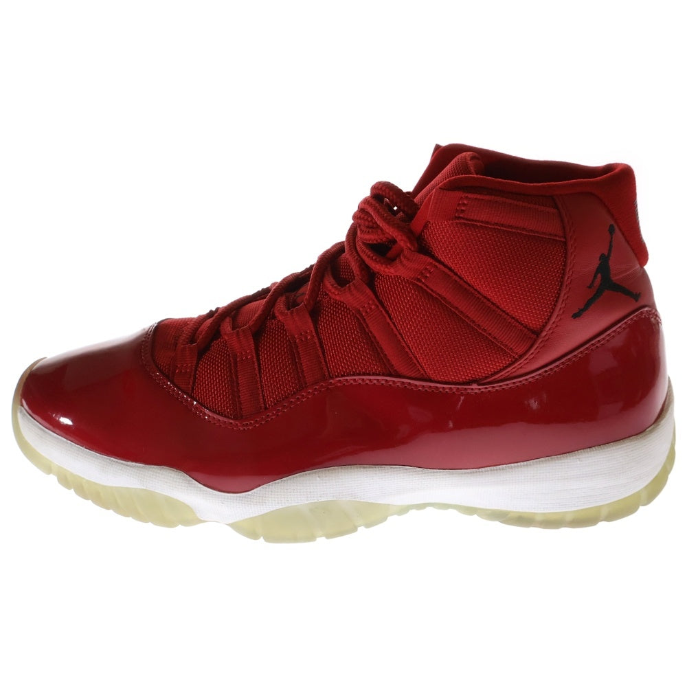 NIKE(ナイキ) AIR JORDAN 11 RETRO WIN LIKE 96 エアジョーダン レトロ ウィン ライク ハイカットスニーカー レッド/ホワイト US11/29cm 378037-623