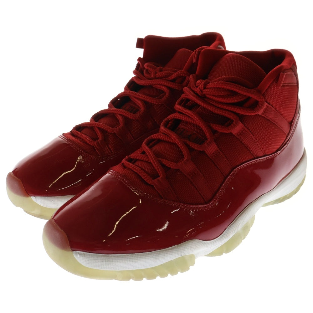 NIKE(ナイキ) AIR JORDAN 11 RETRO WIN LIKE 96 エアジョーダン レトロ ウィン ライク ハイカットスニーカー レッド/ホワイト US11/29cm 378037-623