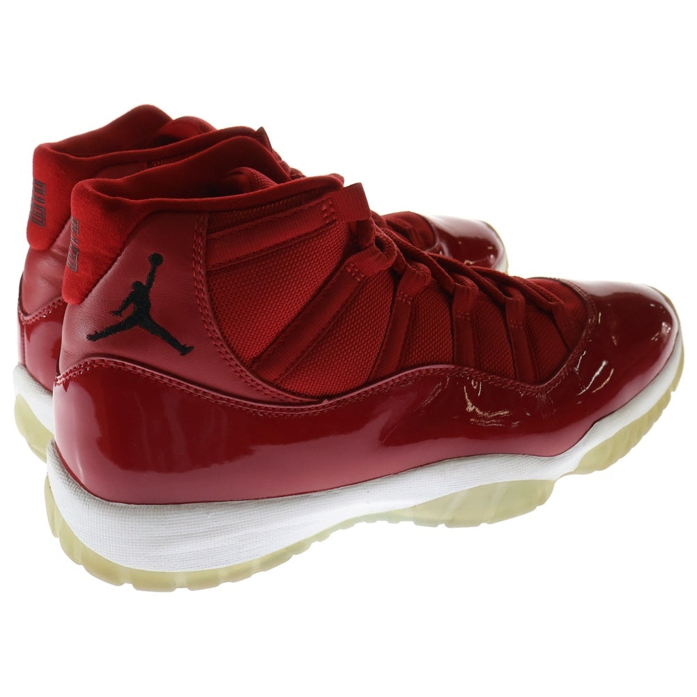 NIKE(ナイキ) AIR JORDAN 11 RETRO WIN LIKE 96 エアジョーダン レトロ ウィン ライク ハイカットスニーカー レッド/ホワイト US11/29cm 378037-623