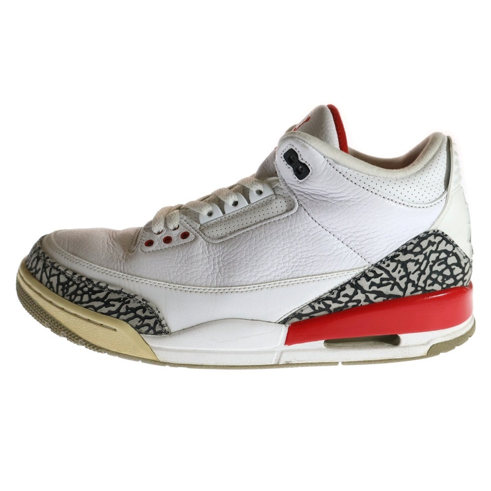 NIKE(ナイキ) AIR JORDAN 3 RETRO HALL OF FAME エアジョーダン3 レトロ ホール オブ フェイム ハイカットスニーカー ホワイト US11/29cm 136064-116