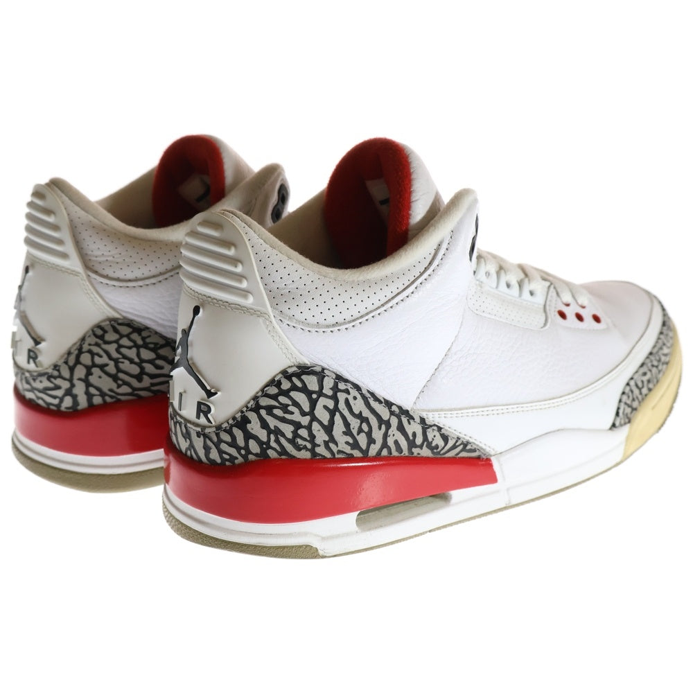 NIKE(ナイキ) AIR JORDAN 3 RETRO HALL OF FAME エアジョーダン3 レトロ ホール オブ フェイム ハイカットスニーカー ホワイト US11/29cm 136064-116