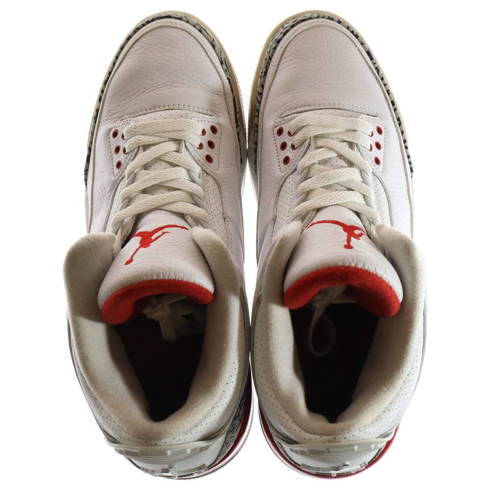 NIKE(ナイキ) AIR JORDAN 3 RETRO HALL OF FAME エアジョーダン3 レトロ ホール オブ フェイム ハイカットスニーカー ホワイト US11/29cm 136064-116