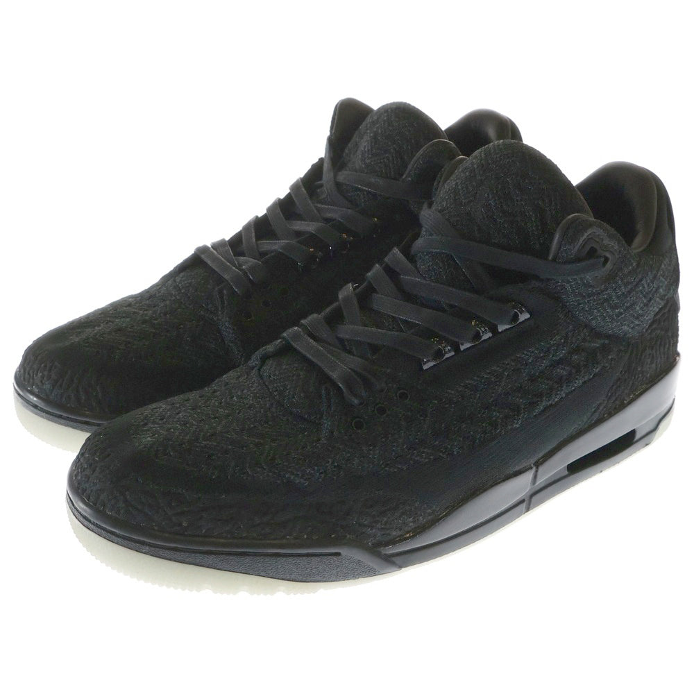 NIKE(ナイキ) AIR JORDAN 3 RETRO FLYKNIT エアジョーダン3 レトロ フライニット ハイカットスニーカー ブラック US11/29cm AQ1005-001