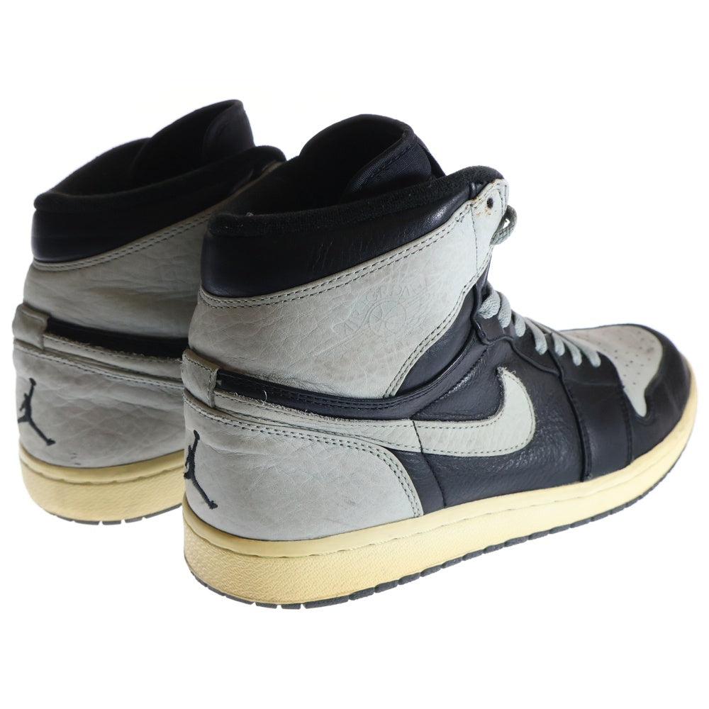 NIKE(ナイキ) AIR JORDAN1 RETRO エアジョーダン1 レトロ ハイカットスニーカー シャドー ブラック/グレー US11/29cm 332550-001