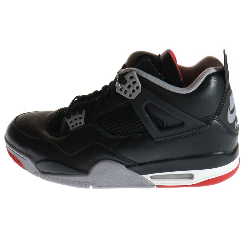 NIKE(ナイキ) AIR JORDAN 4 RETRO BRED REIMAGINED エアジョーダン4 レトロ ブレッド リイマジンド ハイカットスニーカー ブラック US12/30cm FV5029-006