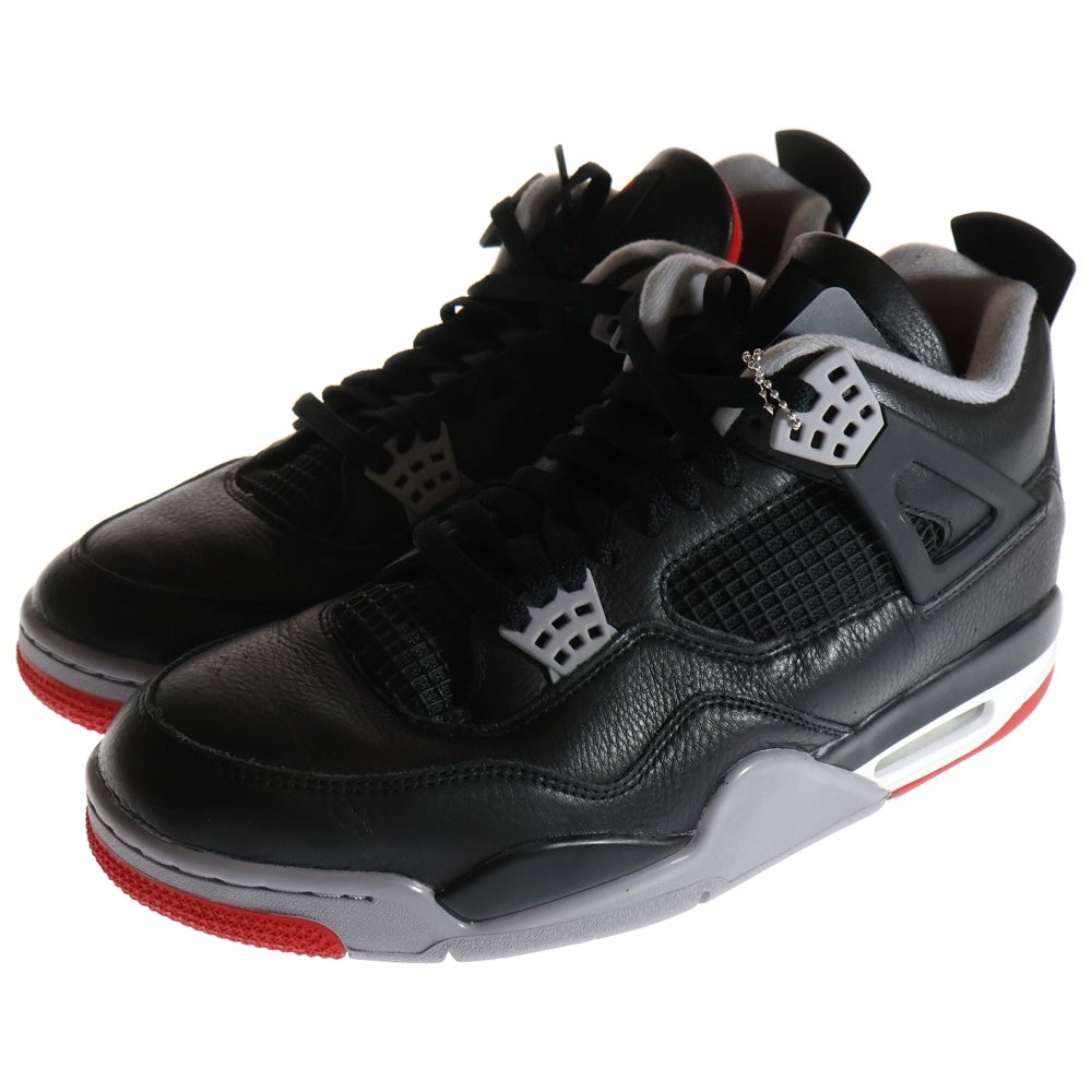 NIKE(ナイキ) AIR JORDAN 4 RETRO BRED REIMAGINED エアジョーダン4 レトロ ブレッド リイマジンド ハイカットスニーカー ブラック US12/30cm FV5029-006