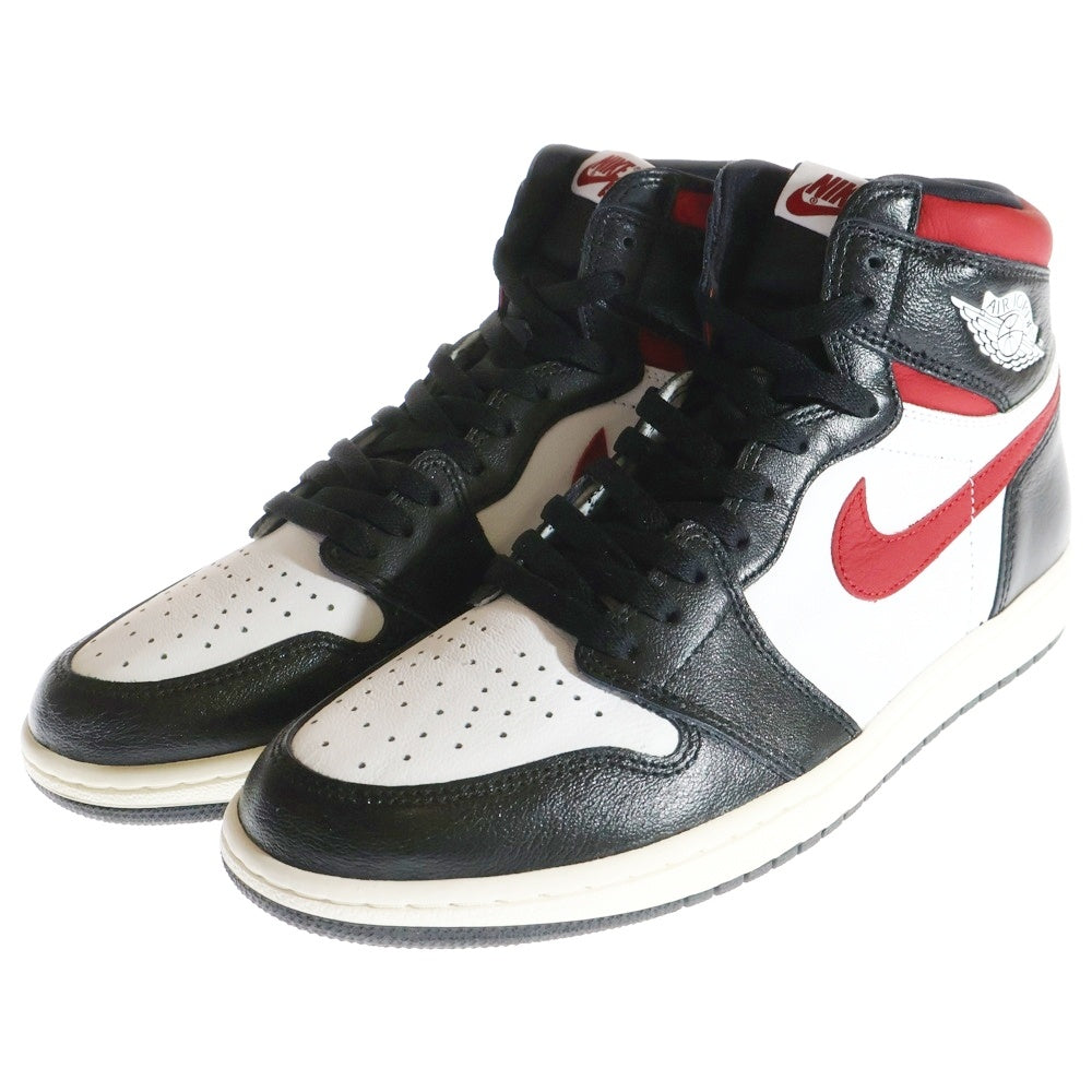 NIKE(ナイキ) AIR JORDAN1 RETRO OG GYM RED エアジョーダン1 レトロ オージー ジムレッド ハイカットスニーカー シューズ ホワイト/ブラック/レッド US11/29cm 555088-061