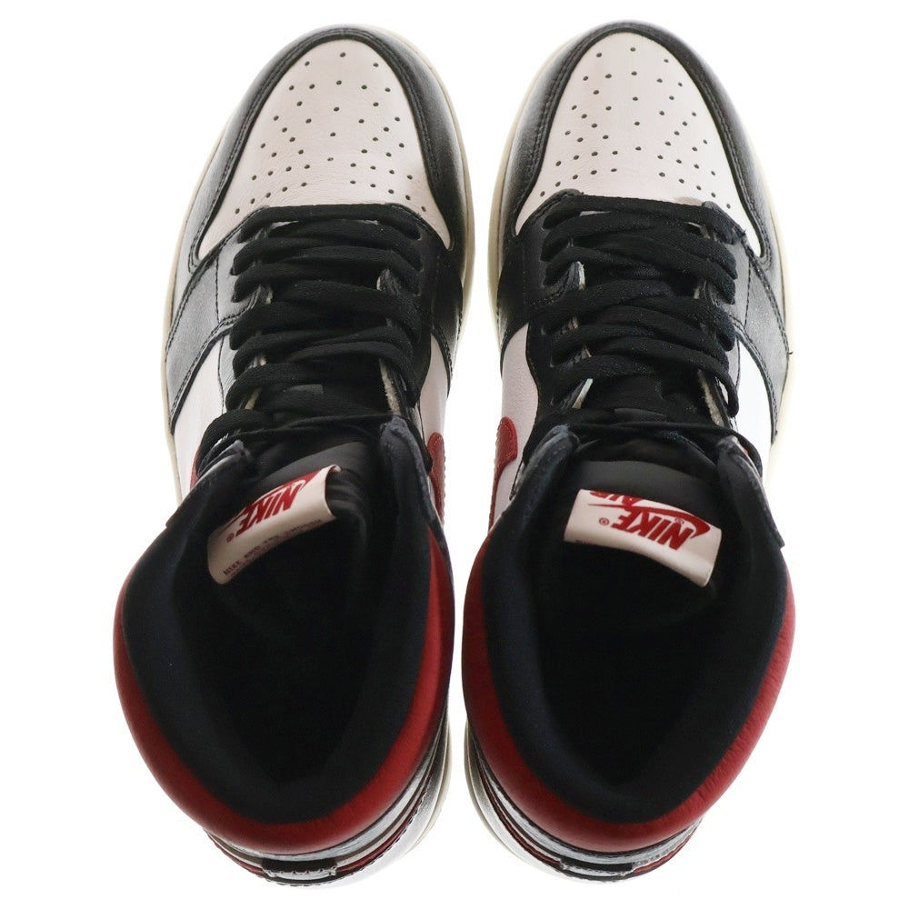NIKE(ナイキ) AIR JORDAN1 RETRO OG GYM RED エアジョーダン1 レトロ オージー ジムレッド ハイカットスニーカー シューズ ホワイト/ブラック/レッド US11/29cm 555088-061