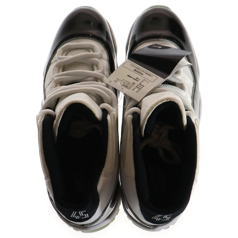 NIKE(ナイキ) AIR JORDAN 11 RETRO CONCORD エアジョーダン11 レトロ コンコルド ハイカットスニーカー ホワイト/ブラック US10.5/28.5cm 378037-100