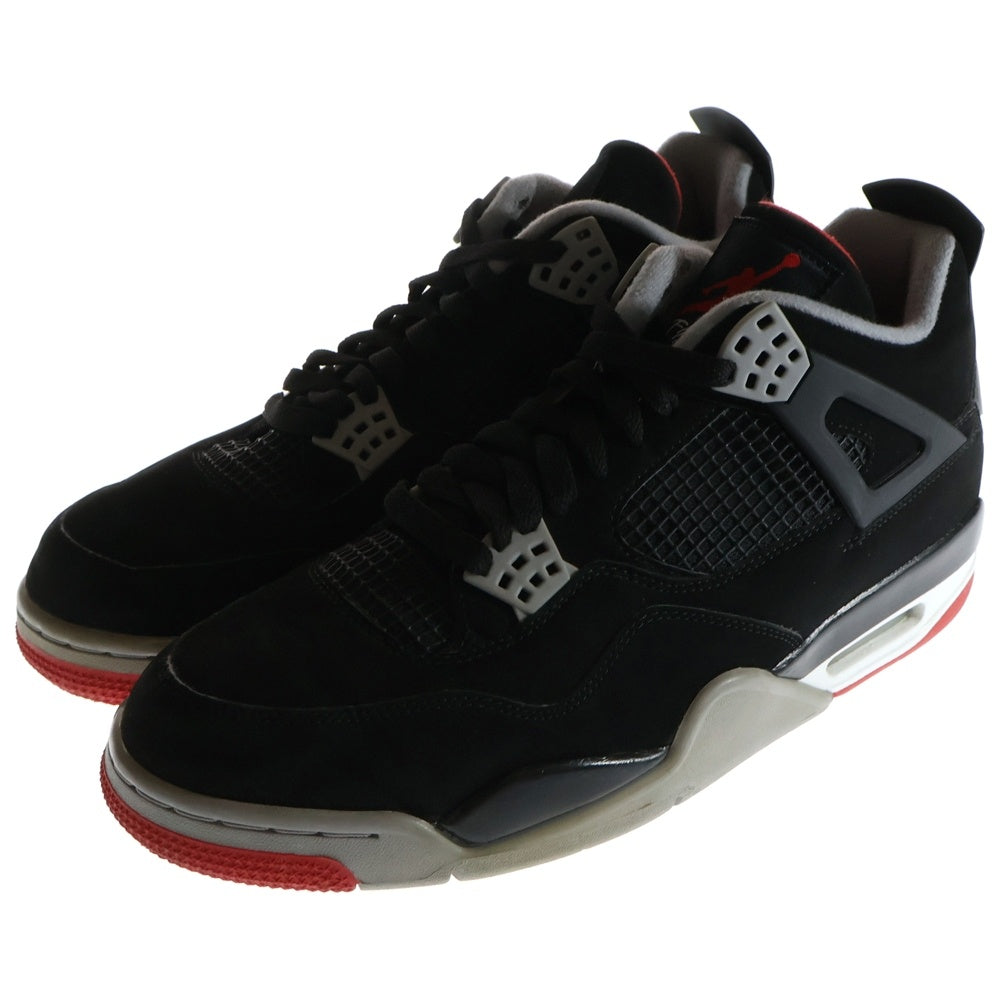 NIKE(ナイキ) AIR JORDAN 4 RETRO BRED 2019 エアジョーダン4 レトロ ブレッド ハイカットスニーカー ブラック US11.5/29.5cm 308497-060