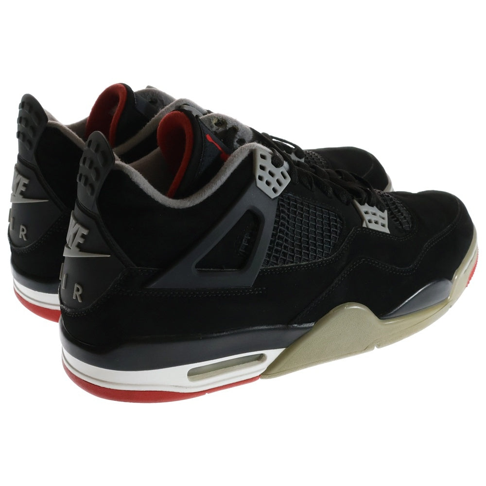 NIKE(ナイキ) AIR JORDAN 4 RETRO BRED 2019 エアジョーダン4 レトロ ブレッド ハイカットスニーカー ブラック US11.5/29.5cm 308497-060