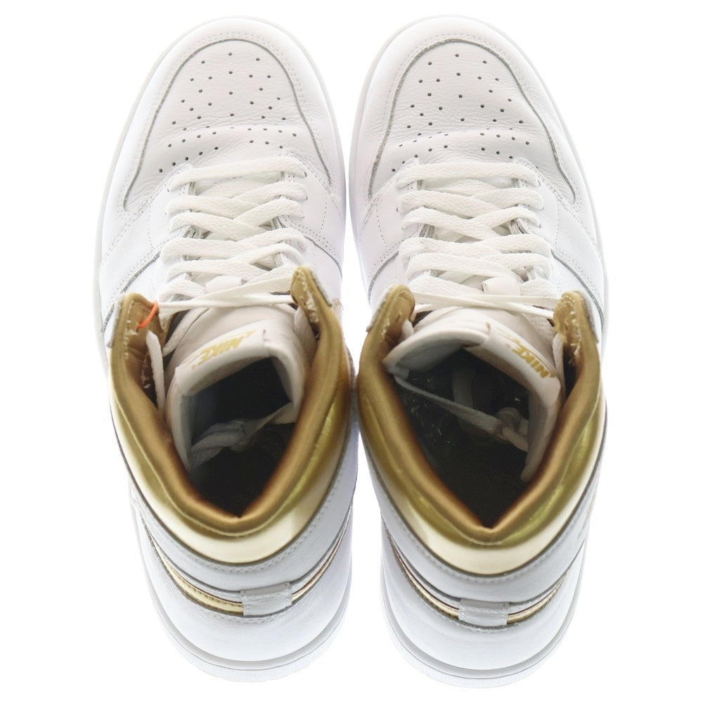 NIKE(ナイキ) AIR JORDAN 1 ウィメンズ エアジョーダン1 レトロ ハイ OG メタリックゴールド ハイカットスニーカー US12/29cm FD2596-107